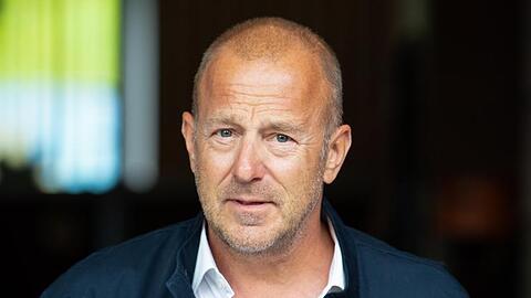 Heino Ferch, Schauspieler, steht bei einer Presseveranstaltung.