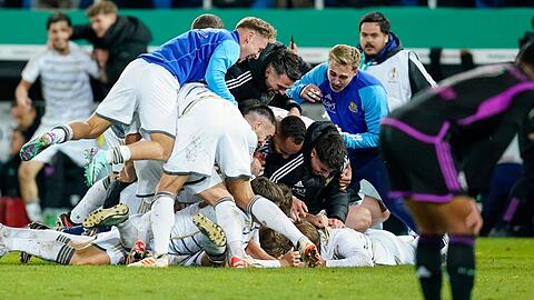 Die Saarländer haben bereits den FC Bayern München und Eintracht Frankfurt aus dem Wettbewerb geworfen.