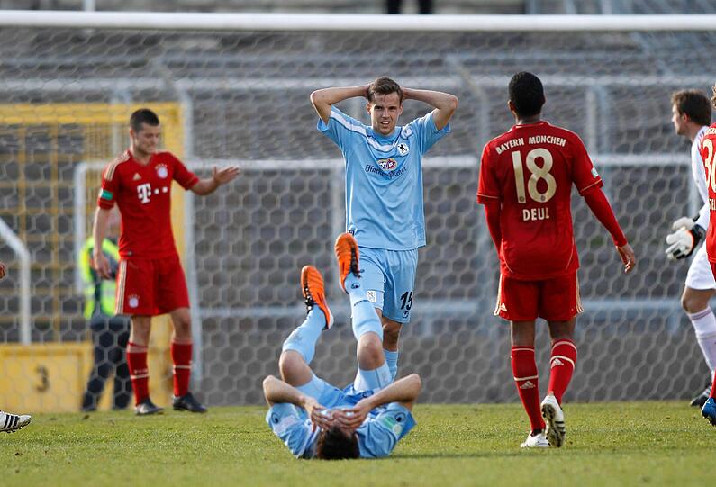 Beim kleinen Derby am Dienstag trafen die Bayern-Amateure auf die Junglöwen. Die Bayern gewannen mit 1:0.