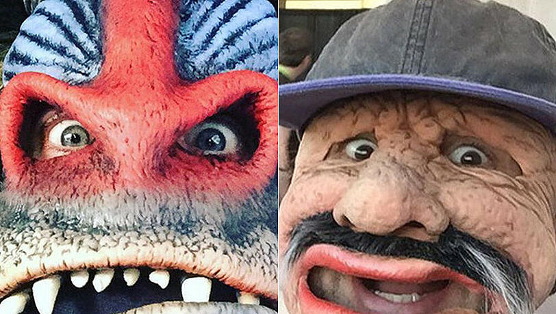 Gut getarnt: Jared Leto als Mandrill (l.) und Mark Ruffalo als Groucho (r.) Gut getarnt: Jared Leto als Mandrill (l.) und Mark Ruffalo als Groucho (r.)