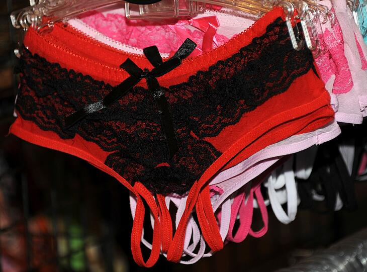 Auch sexy Dessous und High-Heels können die Besucher auf der Erotikmesse "Eros und Amore" in München bestaunen und kaufen.