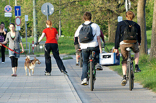 In München wird gerne und viel geradelt. Bei den Radltouren für Neubürger können Neu-Münchner die Stadt aus dieser Perspektive kennenlernen.