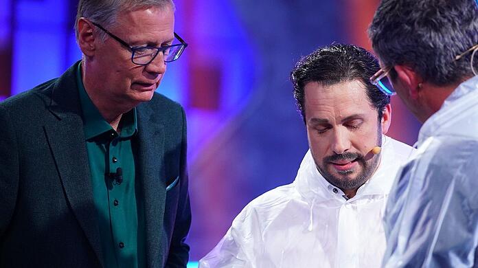 Oliver Pocher und Günther Jauch sind bei "Denn sie wissen nicht, was passiert" aufeinandergetroffen.