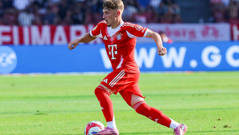 Lennart Karl brachte die Bayern in Führung. Lennart Karl brachte die Bayern in Führung.