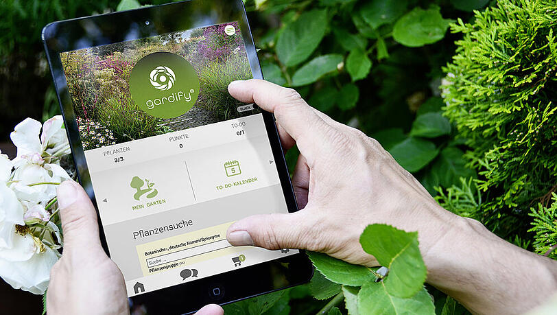Der Online-Gartenmanager GARDIFY bietet smarte Unterstützung für den eigenen Garten. Der Online-Gartenmanager GARDIFY bietet smarte Unterstützung für den eigenen Garten.