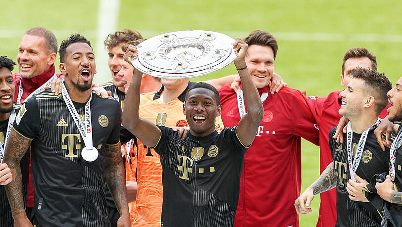 David Alaba gewann mit den Bayern zehn Mal die Deutsche Meisterschaft