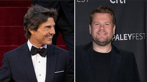 Bewies Humor und Gesangstalent: Tom Cruise (l.) war der Stargast bei James Cordens letzter Folge als "The Late Late Show"-Moderator.