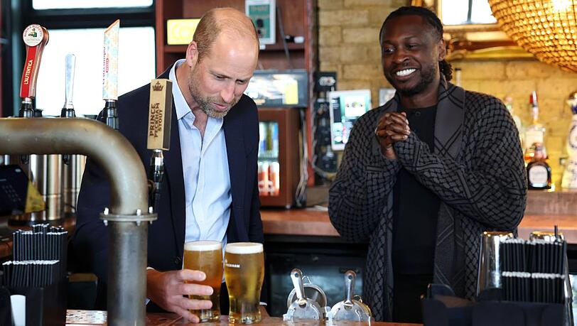 Prinz William will dem Pub-Sterben entgegenwirken. Prinz William will dem Pub-Sterben entgegenwirken.
