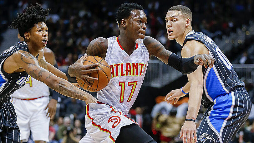 Dennis Schröder ist der Topscorer der Atlanta Hawks. Dennis Schröder ist der Topscorer der Atlanta Hawks.