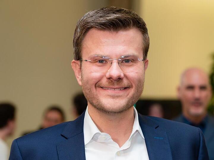 Der Oberbürgermeisterkandidat der CSU in Nürnberg, Marcus König. Foto: Nicolas Armer/dpa/Archivbild