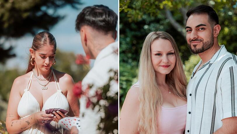 Lisa-Marie und Akka sowie Sarah-Jane Wollny und ihr Partner Tinush stellen ihre Beziehung in "Temptation Island VIP" auf eine harte Probe.