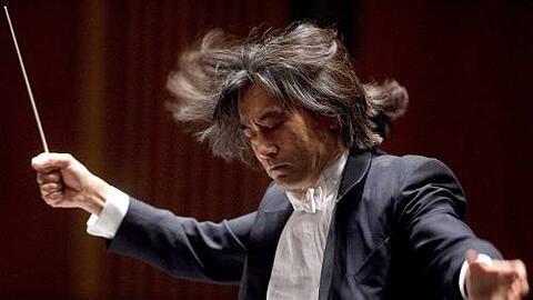In der Dramatik des Gewitters: Kent Nagano.