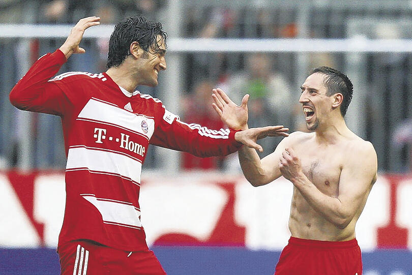 Jubelnde Bayern - auch am Donnerstag in Getafe?