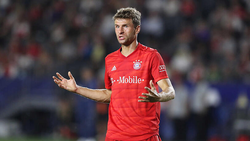 Thomas Müller kommt beim FC Bayern derzeit kaum zum Zug. Thomas Müller kommt beim FC Bayern derzeit kaum zum Zug.