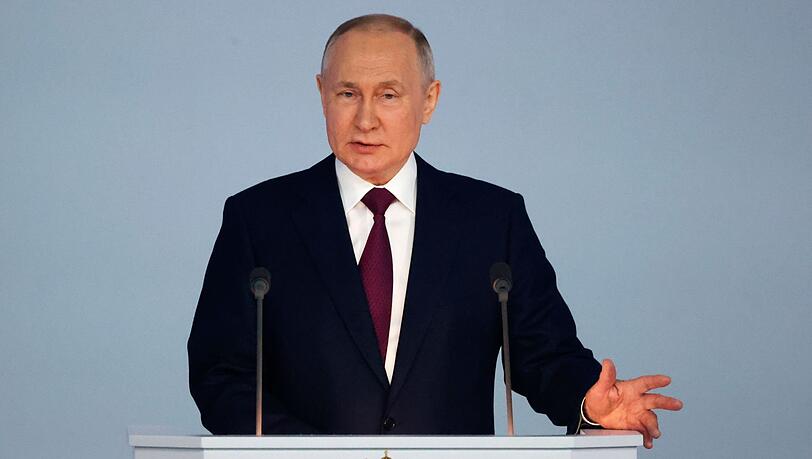Russlands Präsident Wladimir Putin hält kurz vor dem Jahrestag des von ihm befohlenen Kriegs gegen die Ukraine eine Rede zur Lage der Nation.