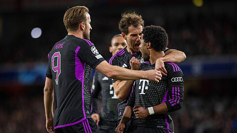 Der FC Bayern trennt sich von Arsenal London 2:2.