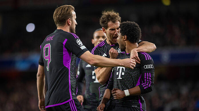 Der FC Bayern trennt sich von Arsenal London 2:2.