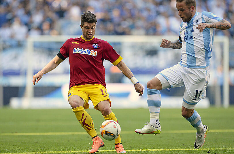 Moritz Stoppelkamp und der SC Paderborn brauchen dringend Schützenhilfe von Sechzig.