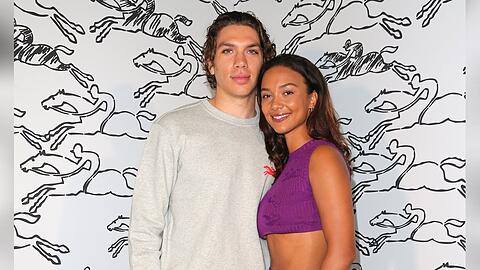 Elias Becker mit Freundin Yasmine.