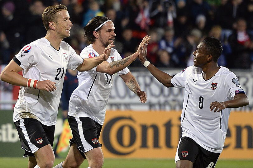 Bayern-Star David Alaba schoss Österreich zum 3:0.