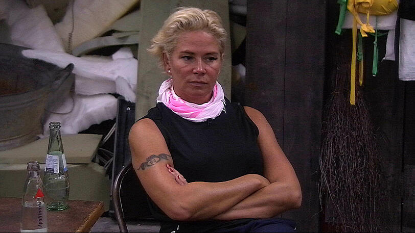 Tag 4 bei Promi-Big-Brother: Hubert Kah etwas zerzaust, die Stars halten sich beim Workout fit. Claudia Effenberg findet blöd, dass sie in den Keller muss. Die Bilder...