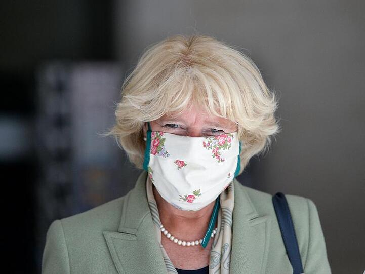 Die Kulturstaatsministerin Monika Grütters mit Maske.