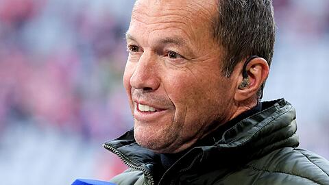 Lothar Matthäus spricht.