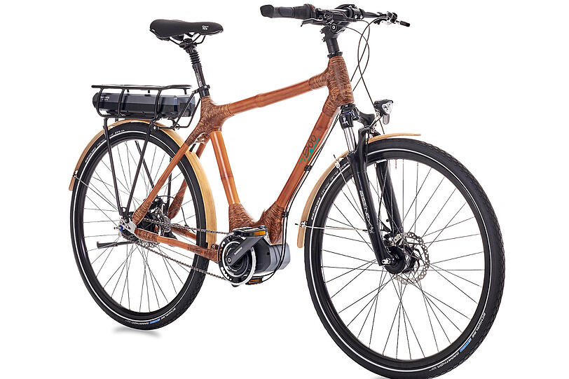 my Volta: Die Fahrräder mit den in Ghana gefertigten Bambusrahmen gibt es bei my Boo jetzt auch als Pedelec.