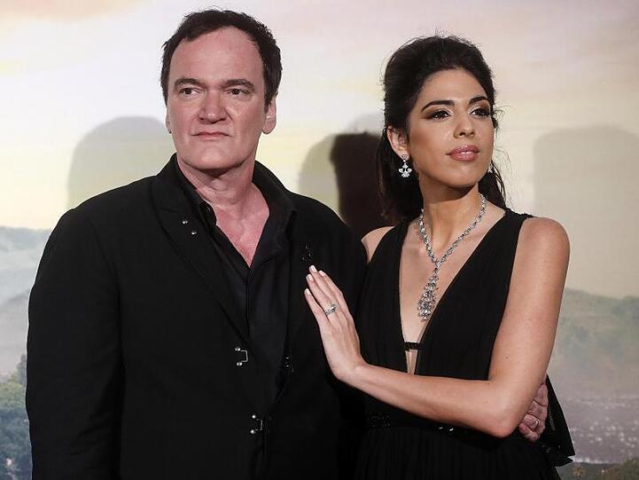 Quentin Tarantino und seine Frau Daniella Pick freuen sich über ihren Sohn.