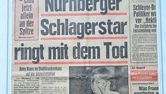 Die Abendzeitung-Schlagzeile vom 10. Oktober 1977. Die Abendzeitung-Schlagzeile vom 10. Oktober 1977.