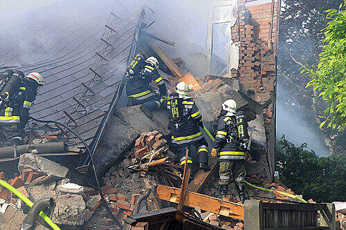 Rund 400 Feuerwehrleute waren im Einsatz