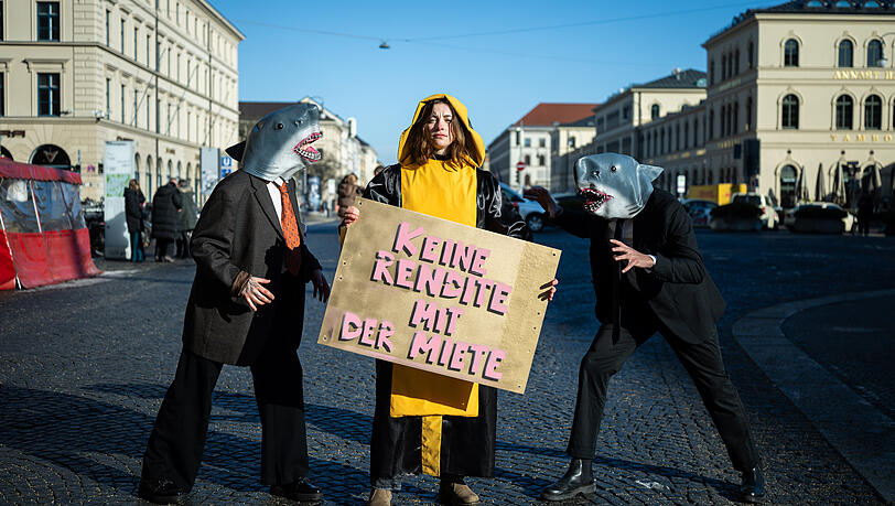 Miethaie bedr&auml;ngen das M&uuml;nchner Kindl.
