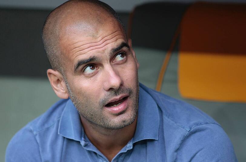 Hat ihm gut gefallen: Pep Guardiola beim Audi-Cup im Juli 2011 in der Münchner Allianz Arena.