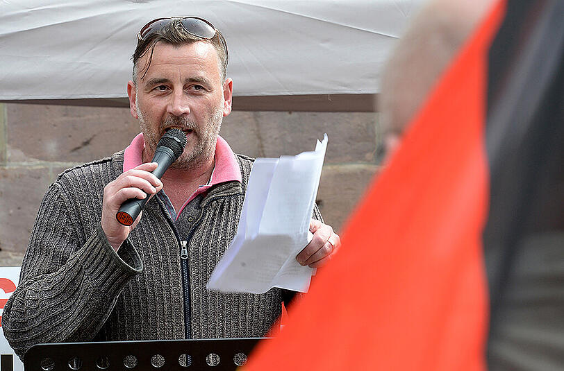 Pegida Chef Lutz Bachmann sucht den Schulterschluss mit der AfD.