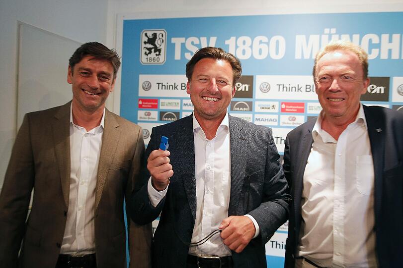 Hatte einen ereignisreichen Tag an der Grünwalder Straße: Kosta Runjaic, neuer Trainer des TSV 1860, bei seiner Vorstellung.