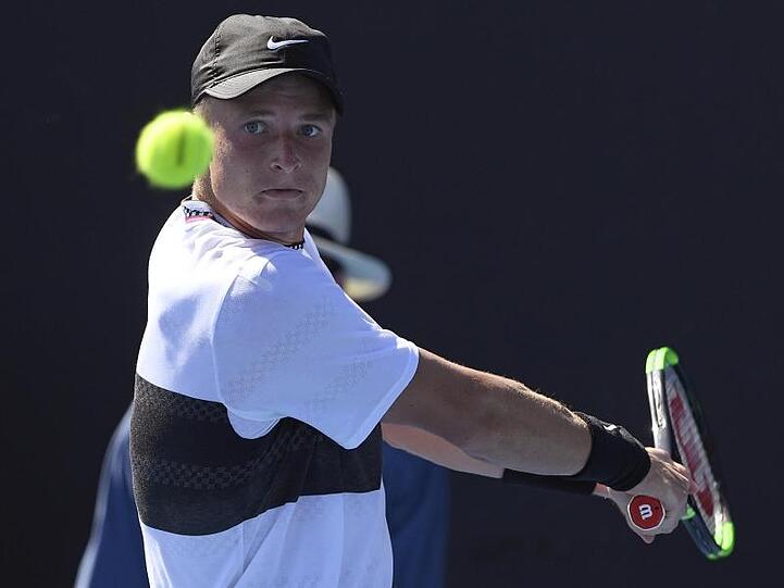 Schaffte es bei seinem Grand-Slam-Debüt nicht in Runde zwei: Rudi Molleker.