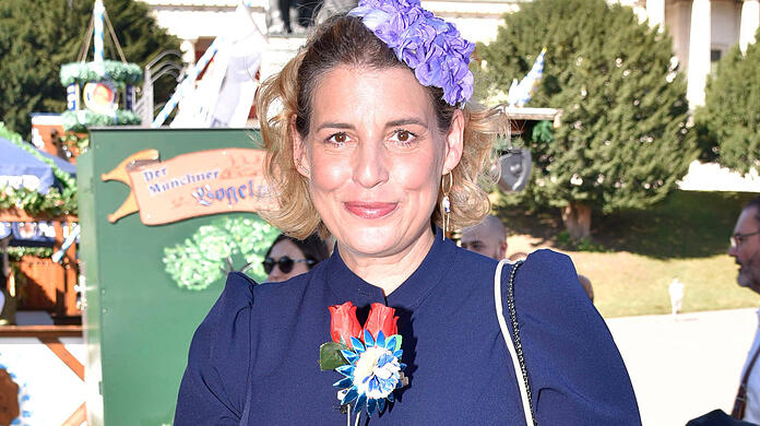 Elena Uhlig ist mit ihrer Familie gerne auf dem Oktoberfest - doch ein Detail der Wiesn findet sie nicht toll.