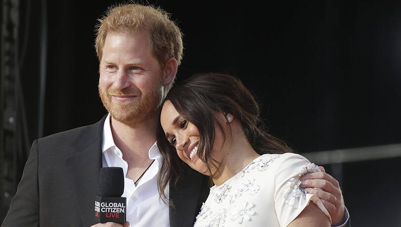 Prinz Harry und Herzogin Meghan leben in Montecito. (Archivbild)