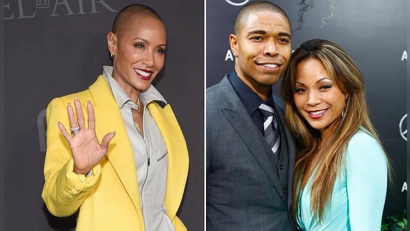 Die Geschwister können sich gegenseitig trösten: Wie Jada Pinkett Smith ist auch ihr Bruder Caleeb getrennt. Seine Frau (r.) reichte jetzt die Scheidung ein.