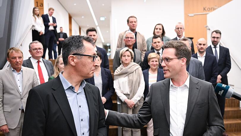 Die Stimmung zwischen Cem &Ouml;zdemir und Manuel Hagel hat sich seit dem Wahlabend deutlich gebessert.