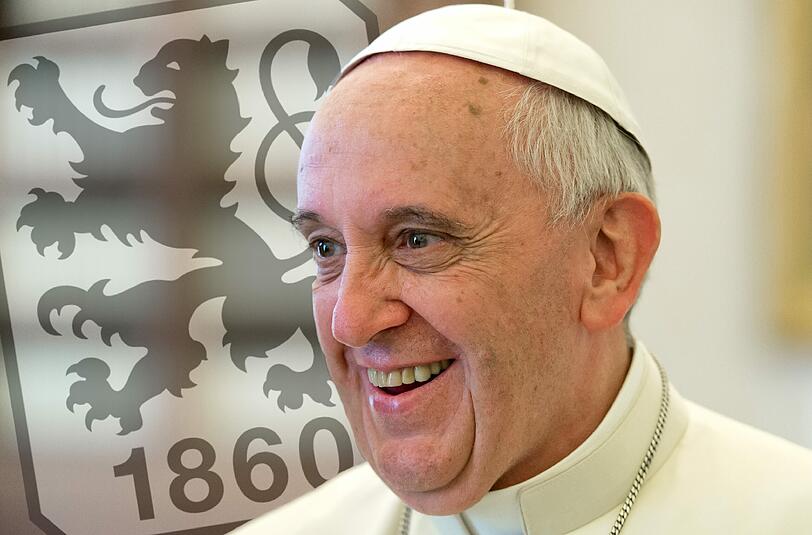 Papst Franziskus ist das neueste Ehrenmitglied beim TSV 1860 München.