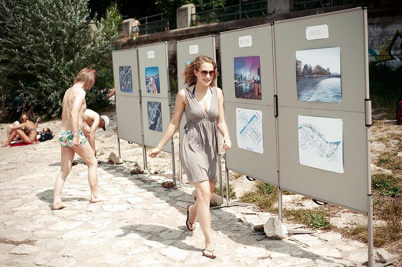 Der BIG JUMP ISAR war ein gemeinsames Projekt von Isarlust e.V.,  die urbanauten, Viva con Agua und Polarstern.