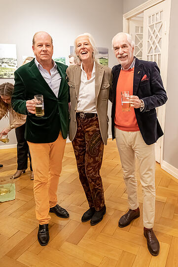 Andreas Baron von Maltzan mit Isabel und Hubertus Reygers
