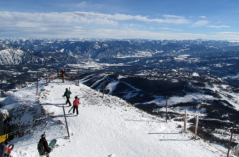 Dem Himmel ganz nah: Skifahren in Big Sky