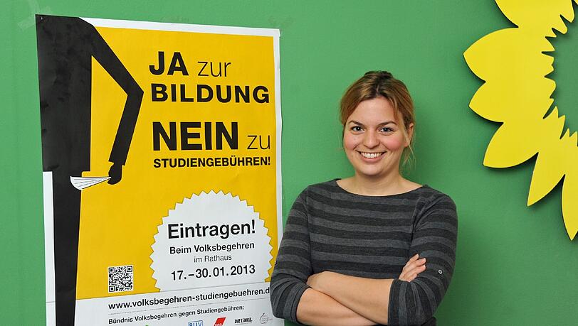 Katharina Schulze, Vorsitzende der Münchner Grünen. Katharina Schulze, Vorsitzende der Münchner Grünen.