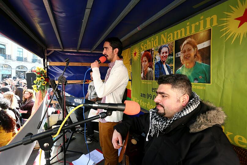 Weitere Bilder von der Demonstration am Stachus.