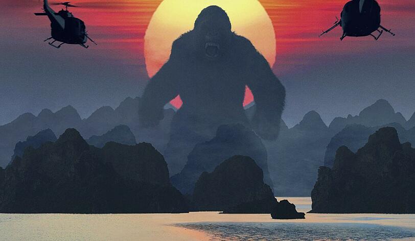 "Kong: Skull Island" bringt den König der Filmmonster in einem imposanten, aber leider auch ziemlich lieblosen Spektakel zurück auf die Leinwand.