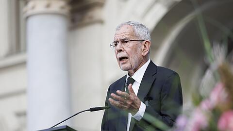 Bundespräsident Alexander van der Bellen schaltet sich in die Waffen-Debatte ein.