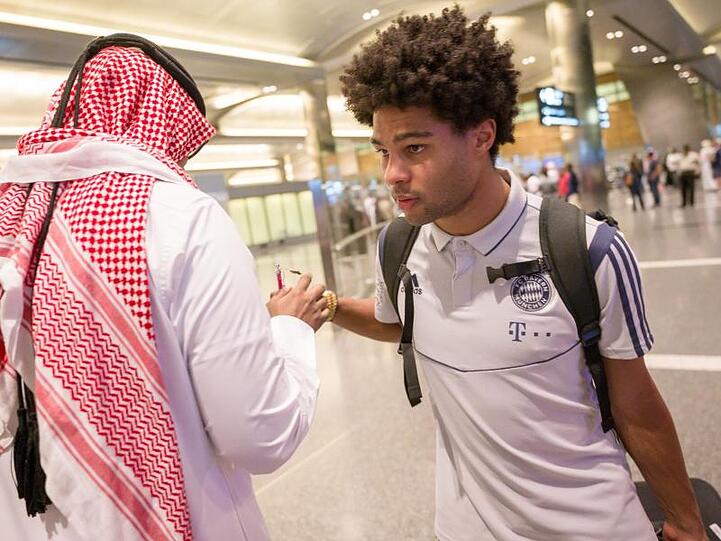 Ob Serge Gnabry überhaupt noch in Doha voll belastet werden kann, ist offen.