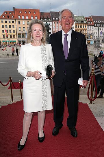 Roland Berger mit Frau Karin.